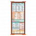 WhiteCoat Clipboard® Trifold - Orange Physical Therapy Edition